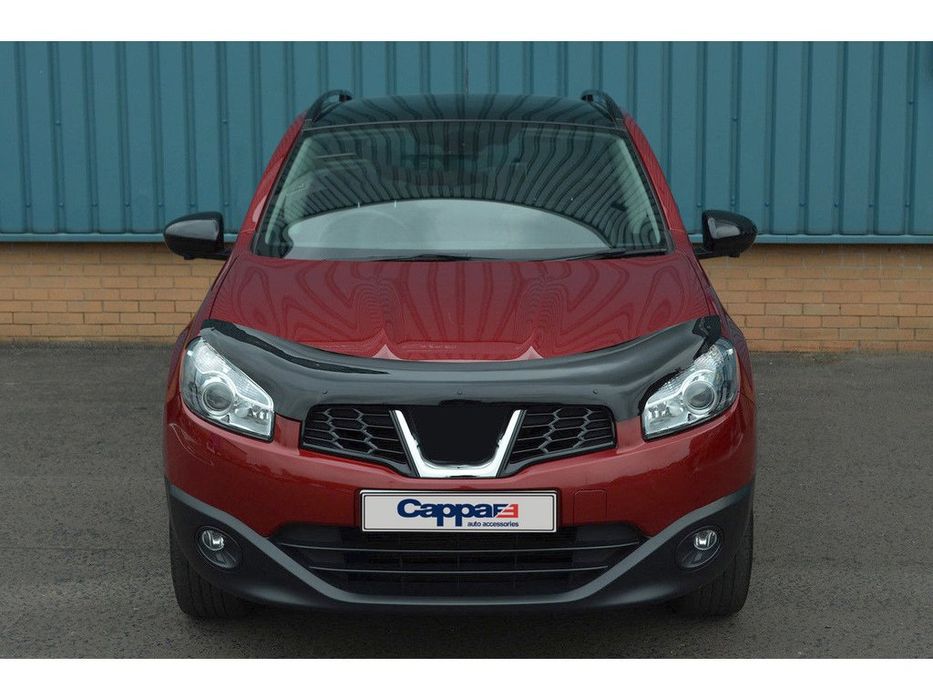 Nissan Qashqai Дефлектор капота (мухобойка) EuroCap