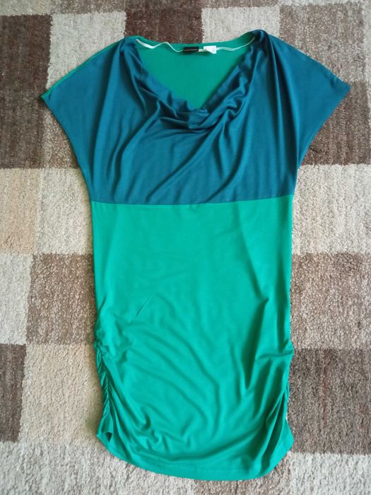 tunika zielona dwukolorowa