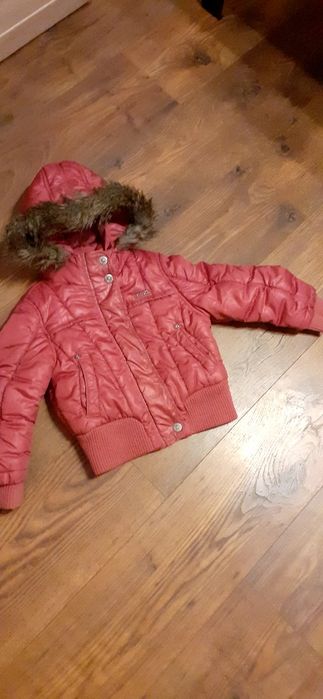 Kuŕtka zimowa Next róż. 104 kurtka różowa kurtka dla dziewczynki