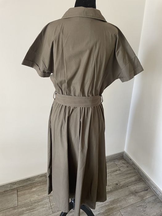 Vestido Lion of Porches M em gabardine com cinto