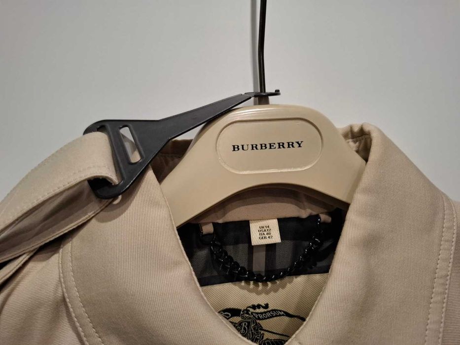 *Płaszcz*BURBERRY*Damski*Beżowy*Oryginalny*Efektowny*PREMIUM*