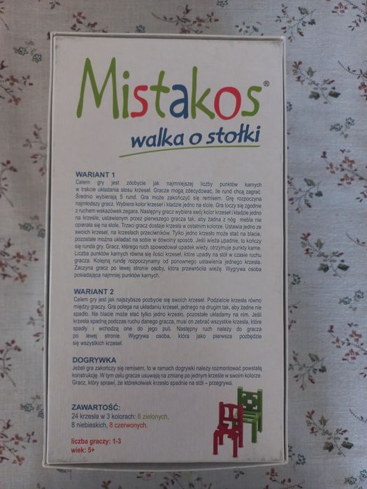 Gra mistakos, walka o stołki