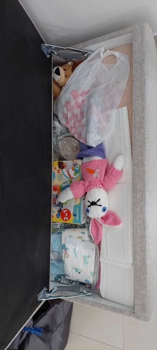 Prática cama para bebés / crianças até 5 anos com cadeira de refeições