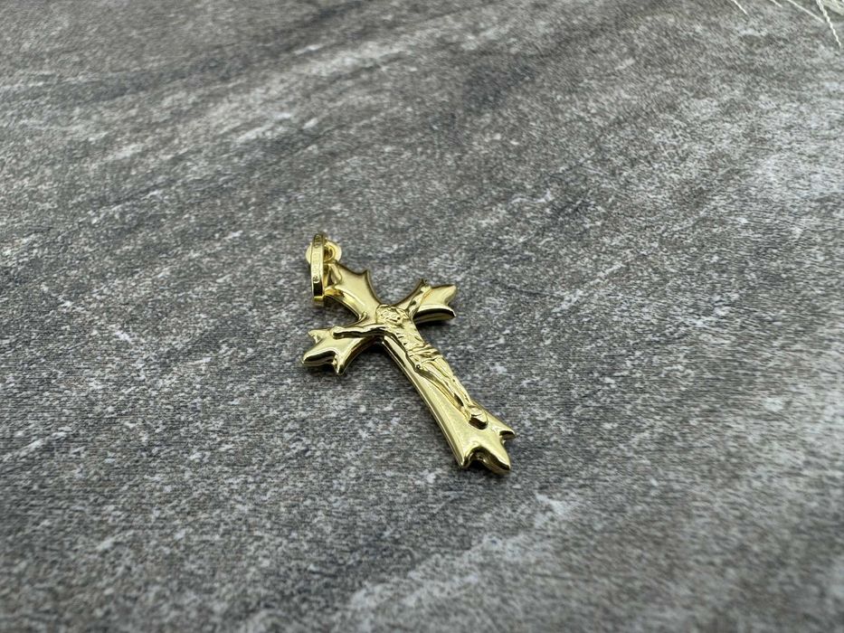 ZŁOTA Zawieszka Krzyżyk P:750 WAGA 1,45