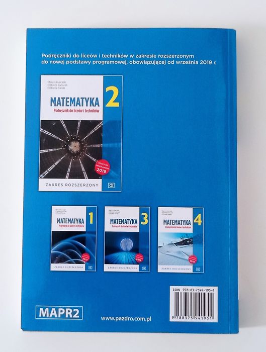 Matematyka 2 podręcznik do liceum i technikum