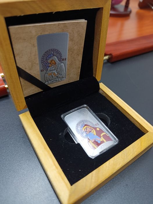 Інвестиційна колекційна унція СРІБЛА " Ікона Почаївської Божої Матері"