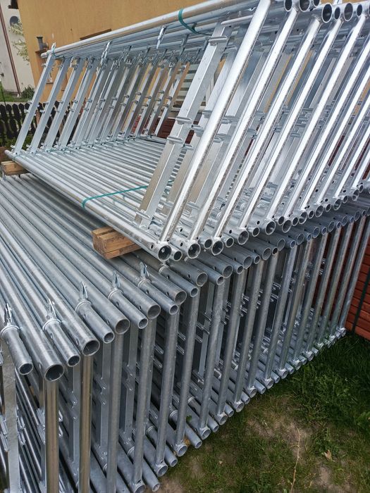 Cena do końca miesiąca Rusztowanie ramowe typu plettac nowe ocynk