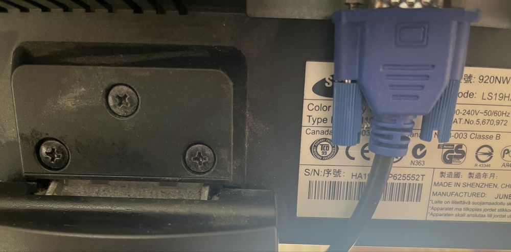 Monitor samsung 920NW