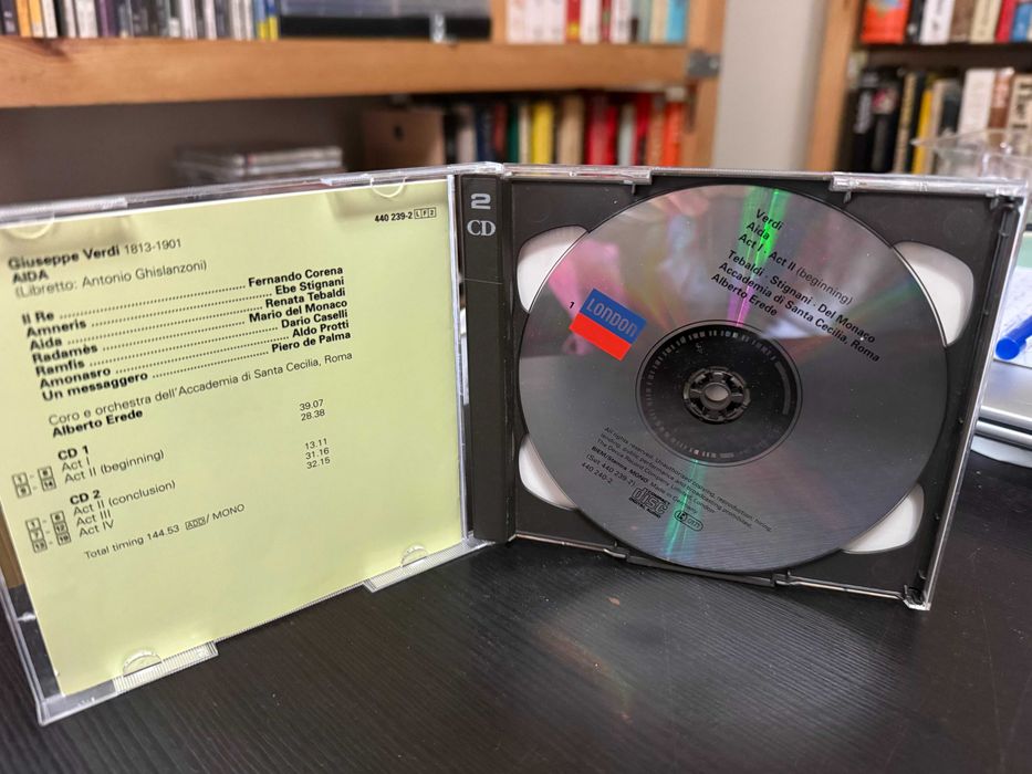 Verdi – Aida – Tebaldi, Stignani, Mario Del Monaco – Alberto Erede