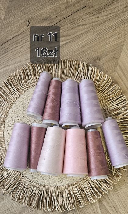 Nici  do odzieży  w róźu