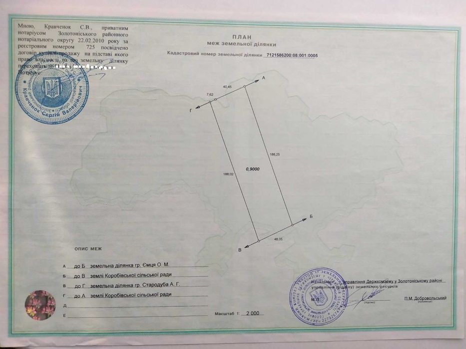 Продається земельна ділянка