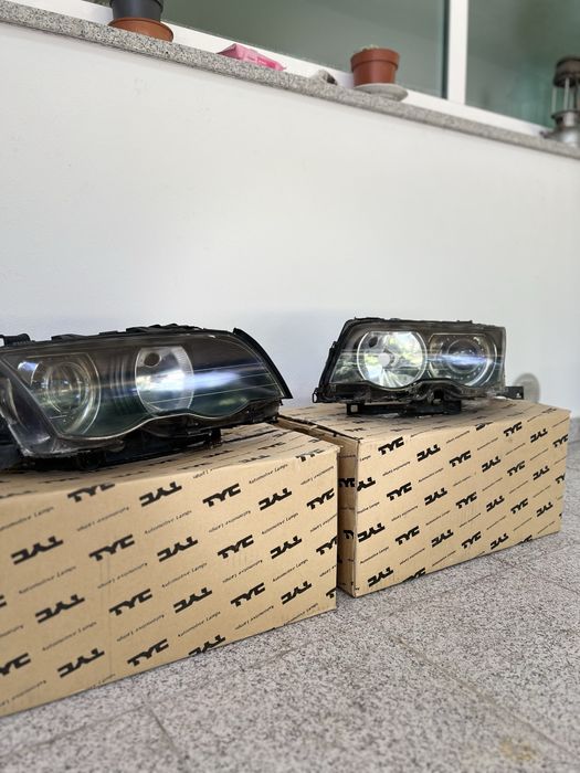 Kit Completo Xenon BMW E46 — Óticas Originais Bosch + Eletrónica