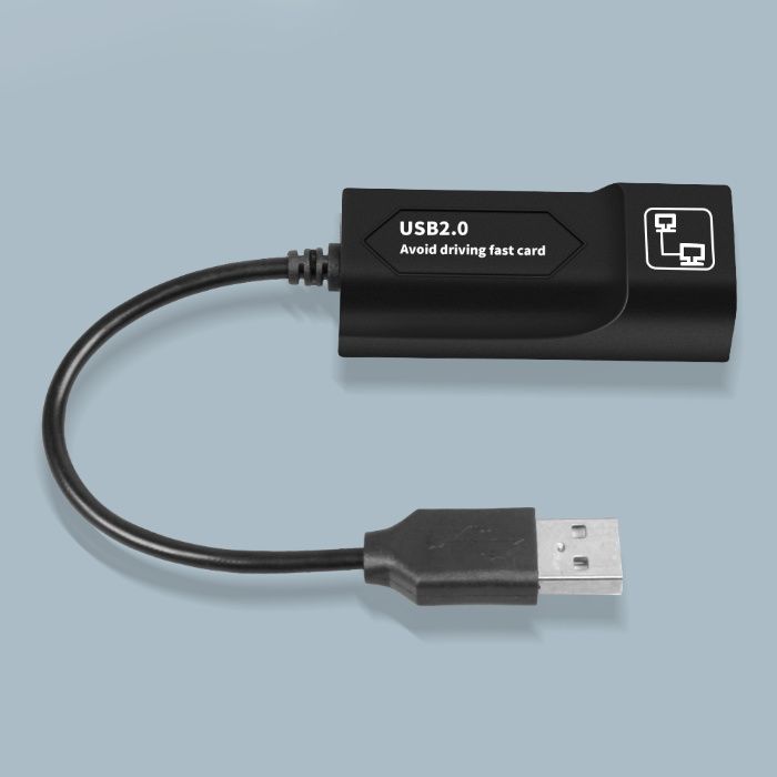 Сетевая карта USB переходник Lan ЮСБ 2.0 100 Мбит/с RJ45 интернет ПК