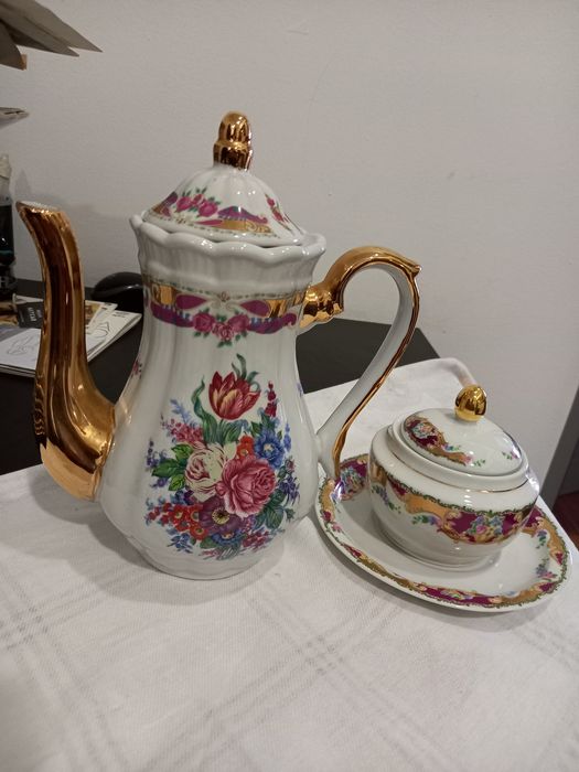Bule + açucareiro Limoges