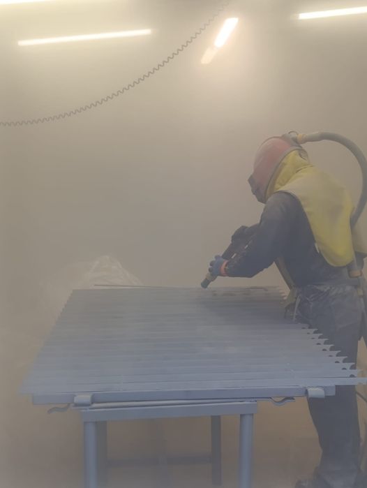 Piaskowanie, malowanie, domy drewniane z cegły, mury kamienne, maszyny