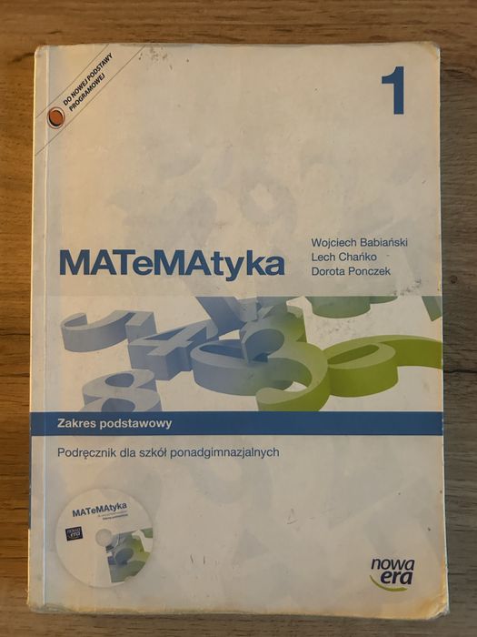 Matematyka 1 podręcznik dla szkół ponadgimnazjalnych zakres podstawowy