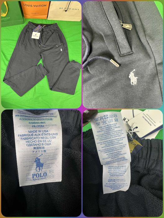 Spodnie Dresowe Armani Dresy tommy ralph Wyszywane Outlet ax Premium