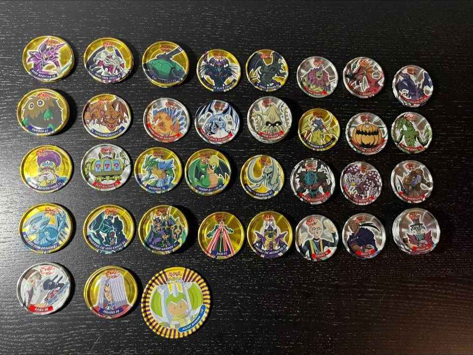 Tazos metálicos Yu-Gi-Oh!