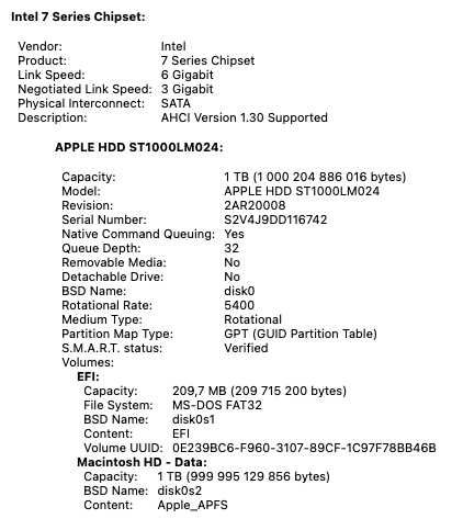 iMac 21,5 2012  2.7i5 8Gb ram 1Tb disco