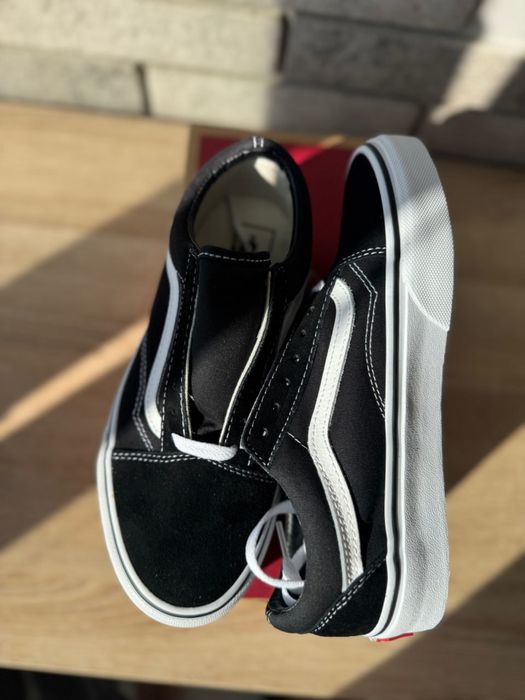36-44р Кеди Vans Old Skool Low Black/White