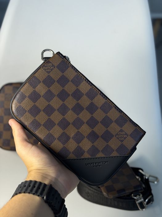 Шкіряна сумка  louis vuitton 3в1