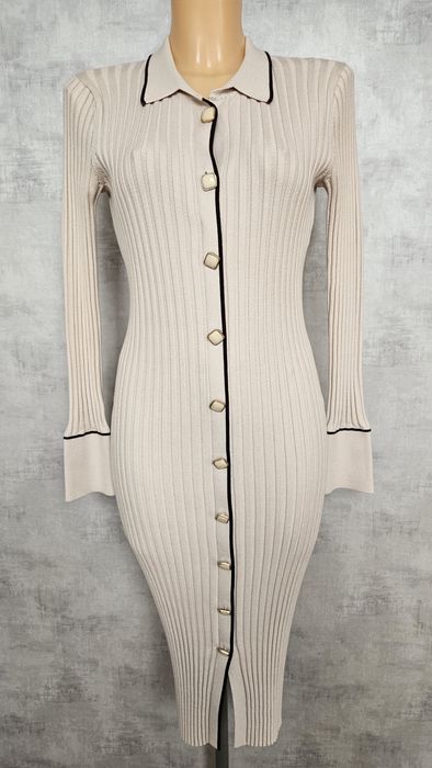 Sukienka kołnierzyk dzianina Taranko 36 38 jak nowa