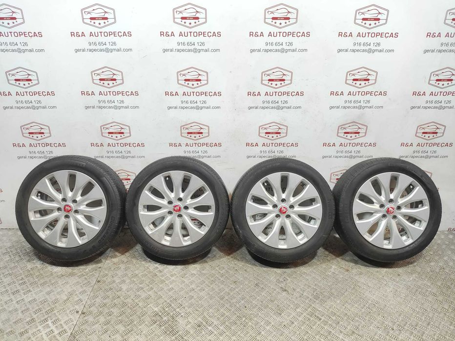 Conjunto Jantes R18 5 Twin Spoke R-Sport Jaguar XF Mk2 X260 de 2015 a 2024 Original