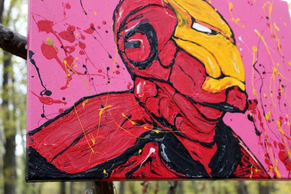 Картина Abstract "Iron man"