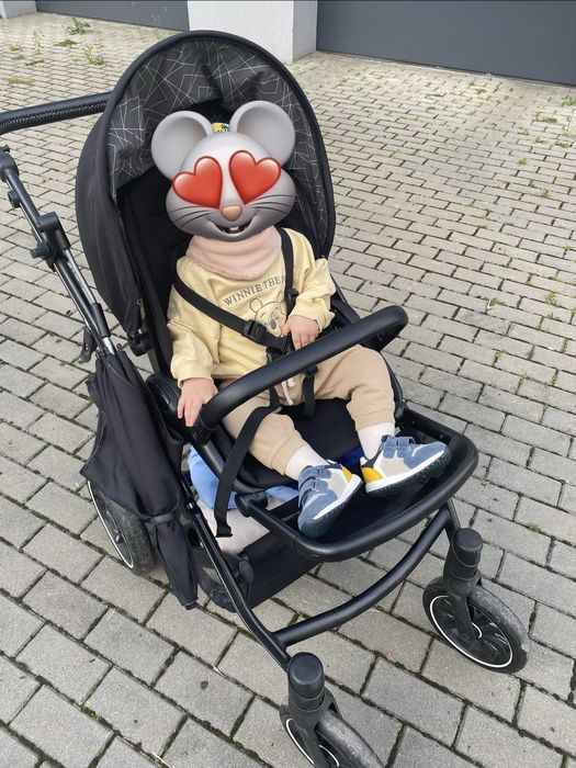 Wózek 2w1 anex m Type czarny