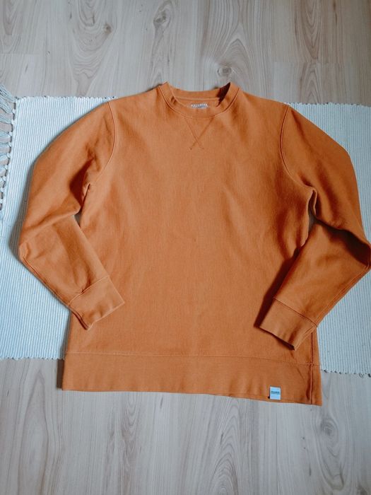 Bluza męska carmelowa bawełna ocieplana M Pull & Bear