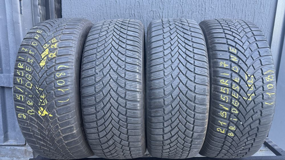 Шини зима 215/55 r17 Bridgestone 22 рік 6-6,5 мм