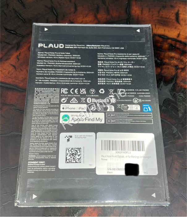 Диктофон Plaud Note Pro Black