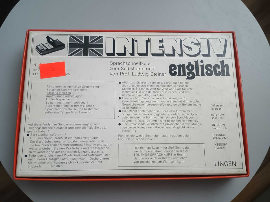 Kurs języka angielskiego na kasetach