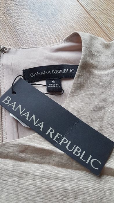 Banana Republic sukienka lniana damska xxs xs