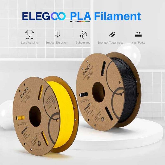 Filamentos 3D Originais – Bambu Lab & Elegoo
