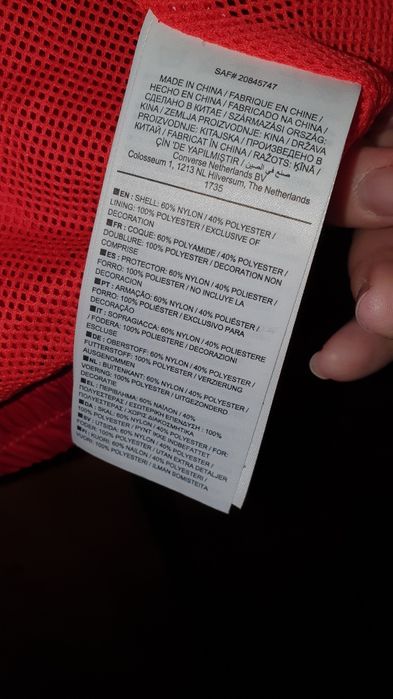 Kurtka converse mademe czerowna Nowa S Damska