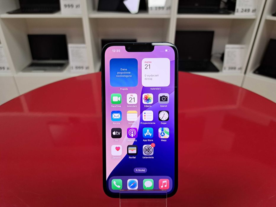 Telefon Apple iPhone 13 128GB Midnight Bateria 100% iOS 26.1