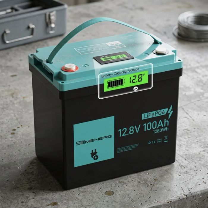 Акумулятор LiFePO4 100Ah 12.8V 1280Wh SEMENERG BMS 100A