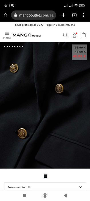 Пиджак жакет блейзер новый на наш 48-50