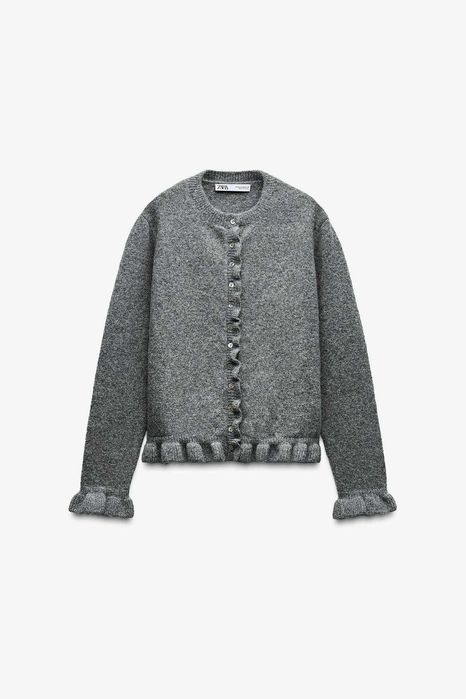 Женский  жакет и кофта  ZARA  ( оригинал) с оборками . СКИДКА!!