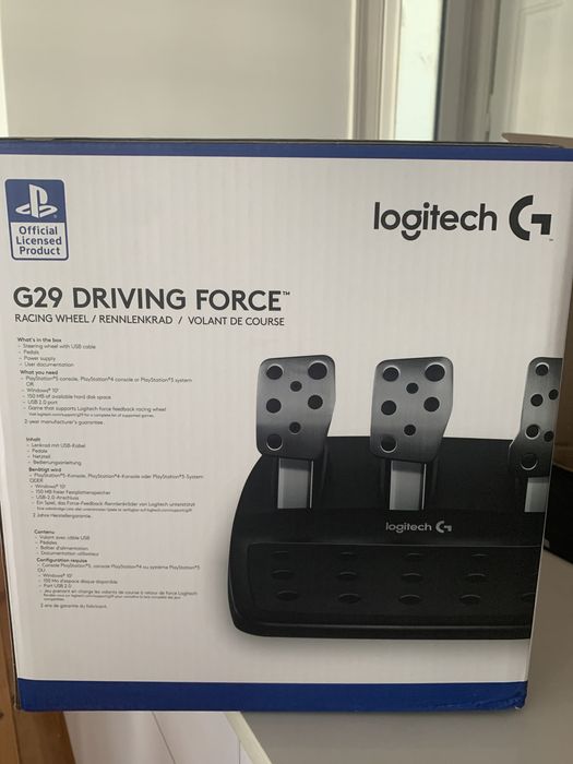 Volante Logitech G29 Driving Force PS5/PS4/PS3/PC