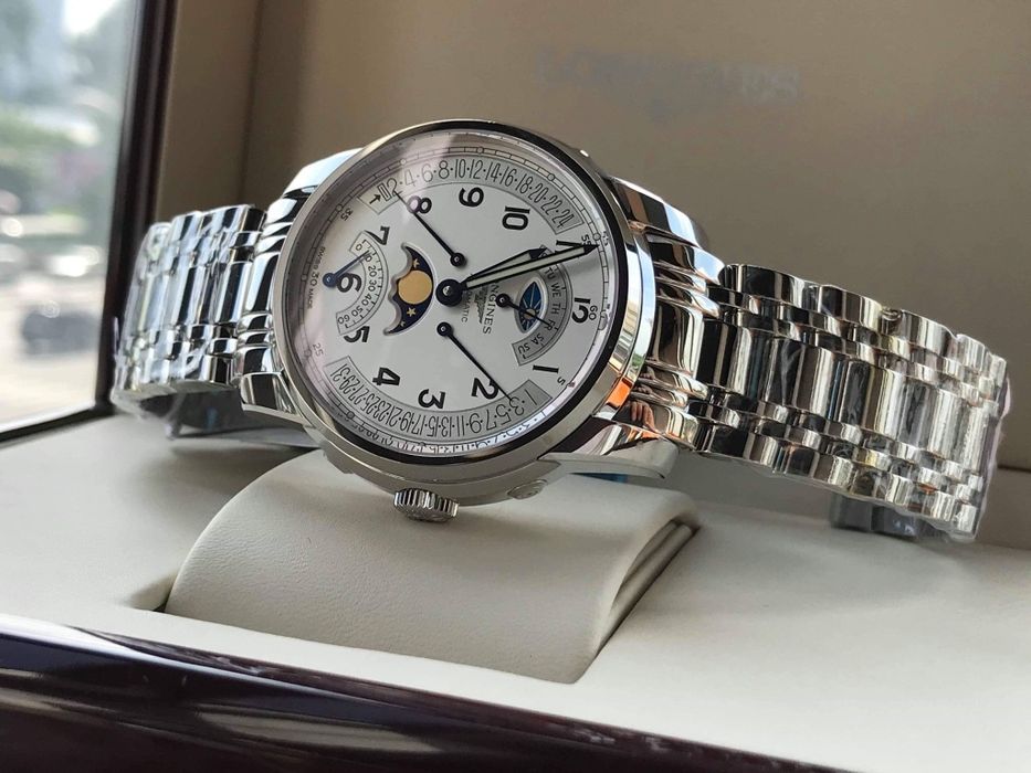 * jak nowy* LONGINES Moonphase Retrograde St. Imier (limitowana edycja)