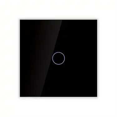 Nowoczesny 2 szt przełącznik dotykowy z hartowanego szkła