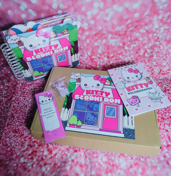 Książka na rzepy - Kitty słodki domek. Busybook, prezet dla dzecka