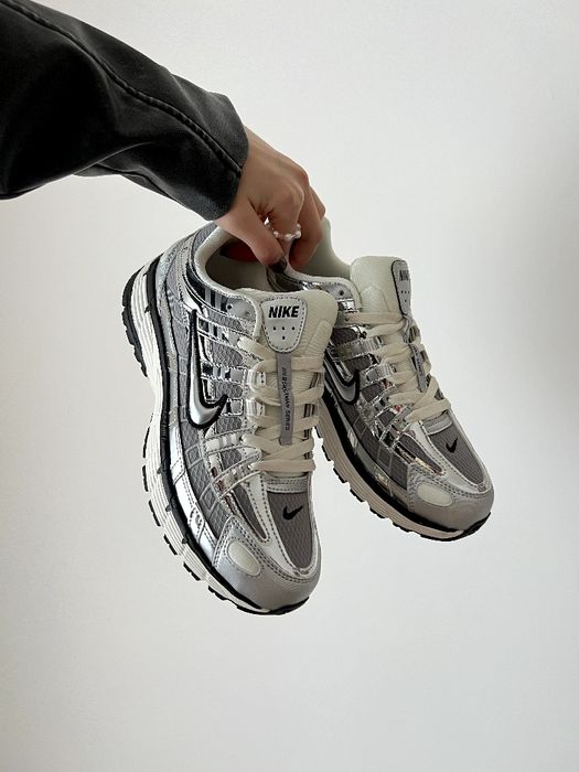Чоловічі Кросівки Nike P-6000 Metallic Silver Кроссовки Найк Взуття