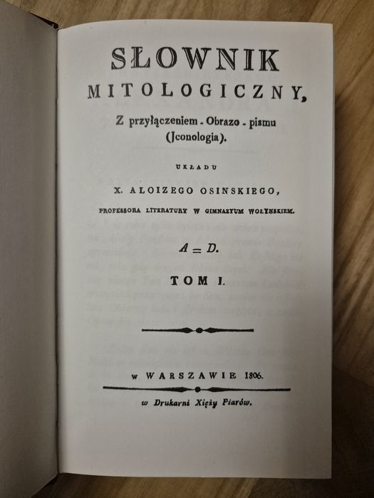 Słownik mitologiczny Osiński tom I - III