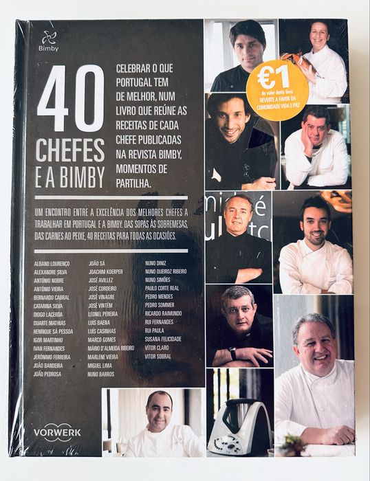 Livro BIMBY Novo - 40 chefes e a Bimby