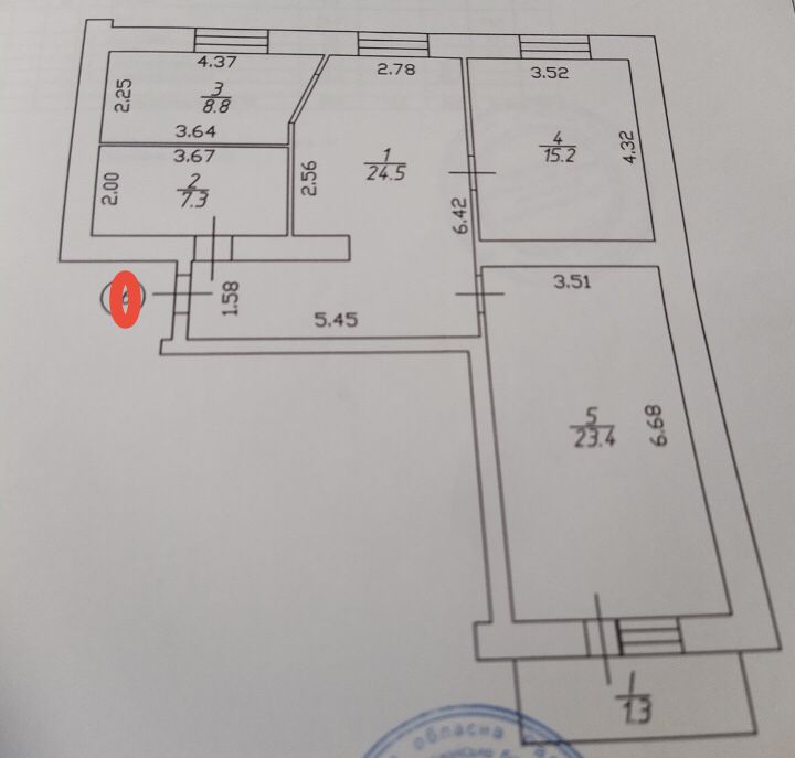 Продаж 2кмн кв + студія. Світло не вим.  є відновлення. Старобілоуська