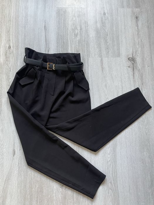 Eleganckie czarne spodnie Nowe z firmy Creownia