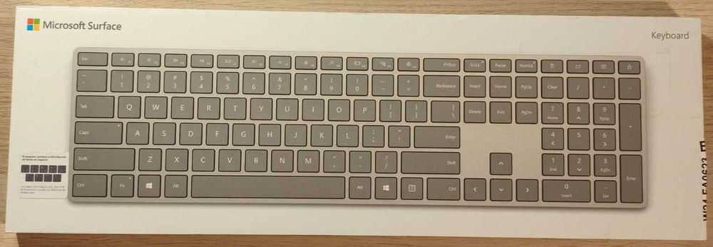 Klawiatura Microsoft Surface WS2-00012 szara, układ QWERTY hiszpański